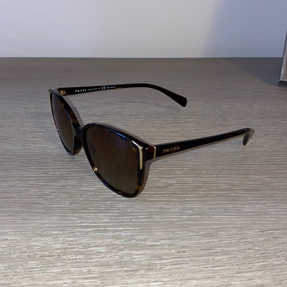 Prada 55mm Polarized Cat Eye Sunglasses - Picture 6 of 16